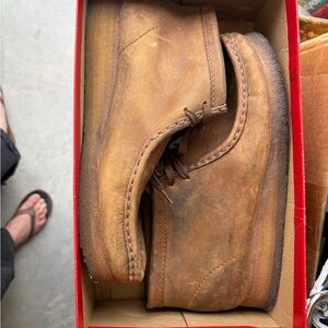 Clarks Brown Leather Chukka Boots
